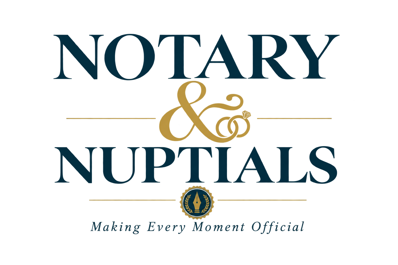 Notary & Nuptials logo